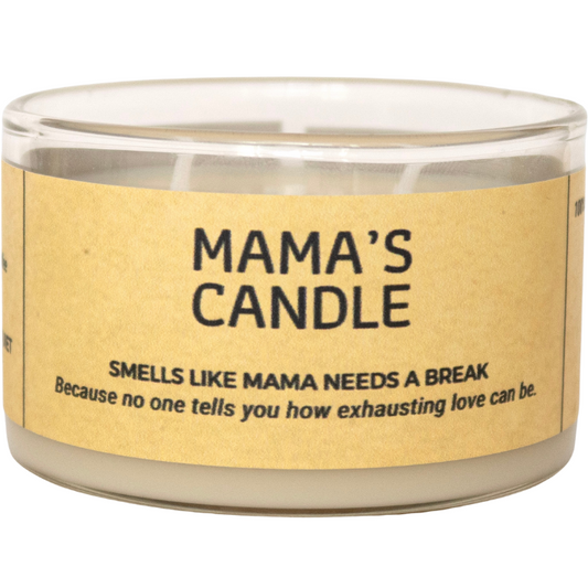 Lumânare parfumată din ceară de soia MAMA’S CANDLE  milk - honey - sweet vanilla 190g