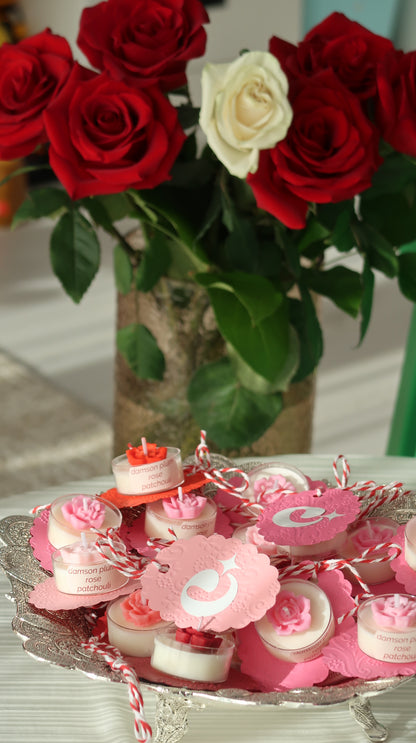 Mărțișor parfumat damson plum, rose & patchouli 15g